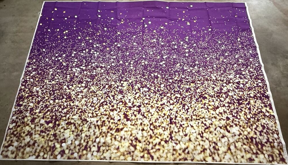 7X5ft Purple Bokeh Backdrop Birthday Backdrop Gold Spots Bokeh Backdrop